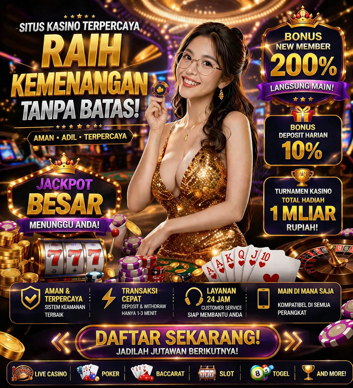 Cara Mendaftar dan Bermain di 777rt